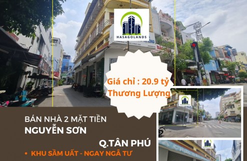 BÁN GẤP nhà 2 Mặt tiền Nguyễn Sơn 102m2, 3 Lầu+ST - DÒNG TIỀN 55TR/TH